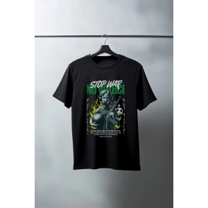 Unisex Oversize 24/1 Penye DTF Baskılı Tişört - DTF72