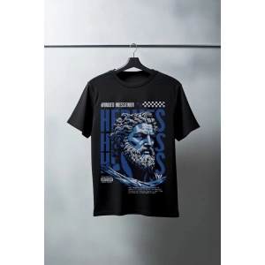 Unisex Oversize 24/1 Penye DTF Baskılı Tişört - DTF73