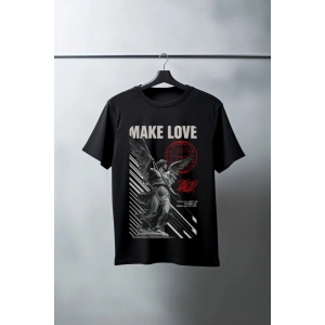 Unisex Oversize 24/1 Penye DTF Baskılı Tişört - DTF78