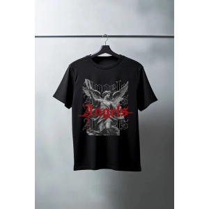 Unisex Oversize 24/1 Penye DTF Baskılı Tişört - DTF88
