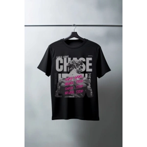 Unisex Oversize 24/1 Penye DTF Baskılı Tişört - DTF89