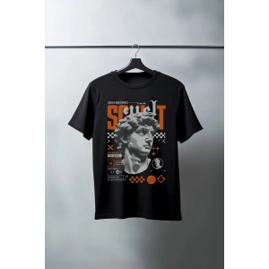 Unisex Oversize 24/1 Penye DTF Baskılı Tişört - DTF90