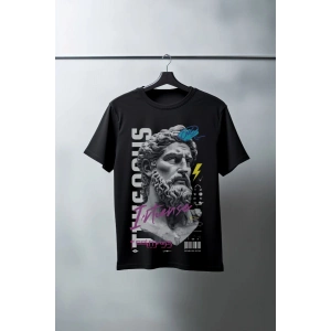 Unisex Oversize 24/1 Penye DTF Baskılı Tişört - DTF98