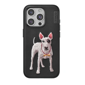 Venco İphone 15 Pro Perma Desenli Kapak - Siyah