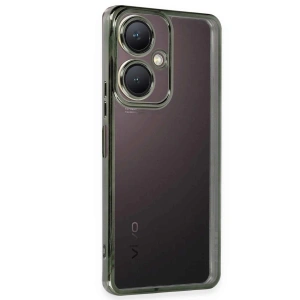 Vivo Y27 Kılıf Razer Lensli Silikon - Yeşil