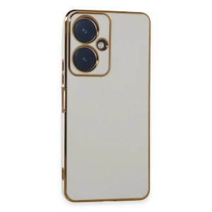 Vivo Y27 Kılıf Volet Silikon - Beyaz