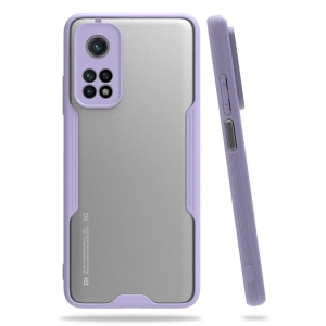 Xiaomi Mi 10t Pro Kılıf Platin Silikon - Lila