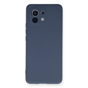 Xiaomi Mi 11 Kılıf Nano İçi Kadife Silikon - Gri
