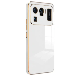Xiaomi Mi 11 Ultra Kılıf Volet Silikon - Beyaz