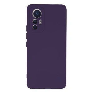Xiaomi Mi 12 Lite Kılıf Nano İçi Kadife Silikon - Mor