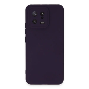 Xiaomi Mi 13 Kılıf Nano İçi Kadife Silikon - Mor