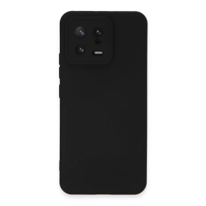 Xiaomi Mi 13 Kılıf Nano İçi Kadife Silikon - Siyah