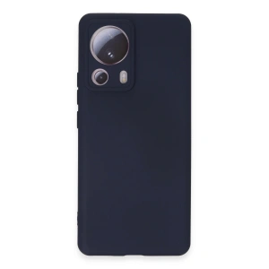 Xiaomi Mi 13 Lite Kılıf Nano İçi Kadife Silikon - Lacivert