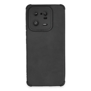 Xiaomi Mi 13 Pro Kılıf Loop Deri Silikon - Siyah