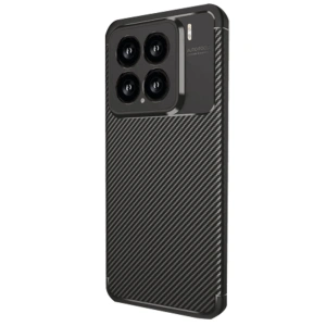 Xiaomi Mi 15 Kılıf Auto Focus Karbon Kapak - Siyah
