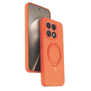 Xiaomi Mi 15t Regal Magsafe Standlı Kapak - Turuncu