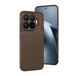 Xiaomi Mi 17t Auto Focus Karbon Kapak - Kahverengi