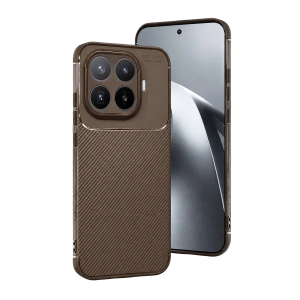 Xiaomi Mi 17t Pro Auto Focus Karbon Kapak - Kahverengi