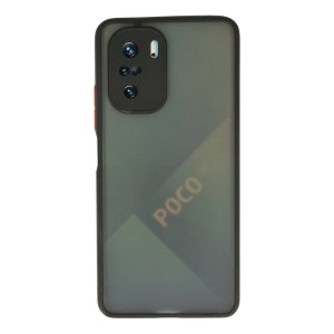Xiaomi Poco F3 Kılıf Montreal Silikon Kapak - Siyah