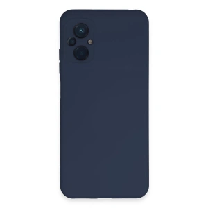 Xiaomi Poco M5 Kılıf Nano İçi Kadife Silikon - Lacivert
