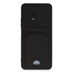 Xiaomi Poco X5 5g Kılıf Kelvin Kartvizitli Silikon - Siyah