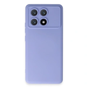 Xiaomi Poco X6 Pro Kılıf Nano İçi Kadife Silikon - Lila