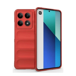 Xiaomi Poco X6 Pro Kılıf Optimum Silikon - Kırmızı
