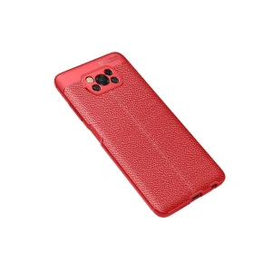 Xiaomi Pocophone X3 Kılıf Auto Focus Kapak - Kırmızı