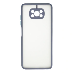 Xiaomi Pocophone X3 Kılıf Montreal Silikon Kapak - Gri