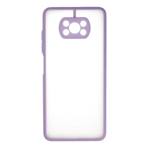 Xiaomi Pocophone X3 Kılıf Montreal Silikon Kapak - Mor