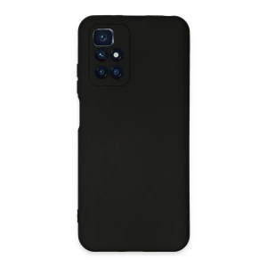 Xiaomi Redmi 10 2022 Kılıf Nano İçi Kadife Silikon - Siyah