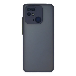 Xiaomi Redmi 10c Kılıf Montreal Silikon Kapak - Lacivert