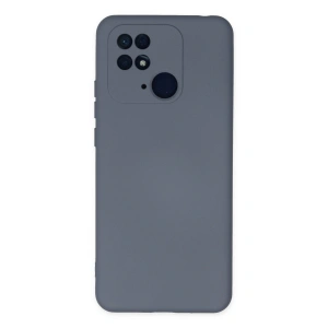 Xiaomi Redmi 10c Kılıf Nano İçi Kadife Silikon - Gri