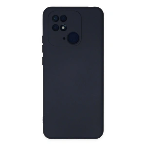 Xiaomi Redmi 10c Kılıf Nano İçi Kadife Silikon - Lacivert