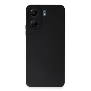 Xiaomi Redmi 13c Kılıf Nano İçi Kadife Silikon - Siyah