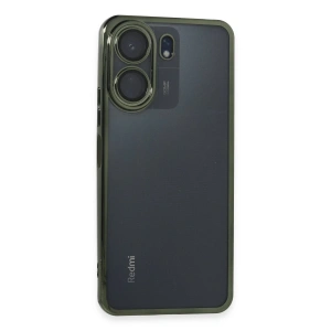 Xiaomi Redmi 13c Kılıf Razer Lensli Silikon - Yeşil