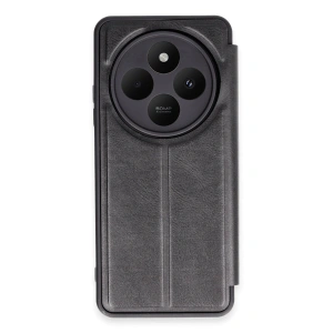 Xiaomi Redmi 14c Kılıf Flip Cover - Siyah