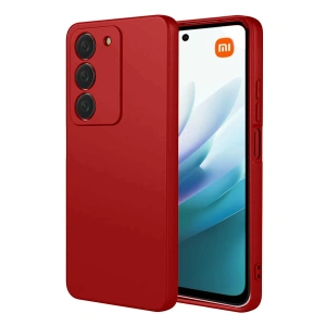 Xiaomi Redmi 15 4g First Silikon - Kırmızı