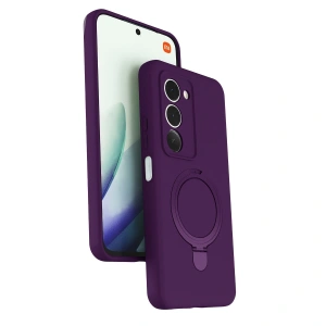 Xiaomi Redmi 15 4g Regal Magsafe Standlı Kapak - Derin Mor