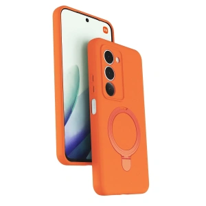 Xiaomi Redmi 15 4g Regal Magsafe Standlı Kapak - Turuncu