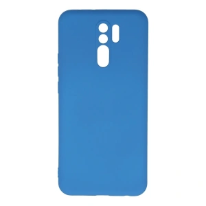 Xiaomi Redmi 9 Kılıf Nano İçi Kadife Silikon - Mavi