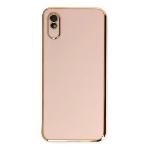 Xiaomi Redmi 9a Kılıf Volet Silikon - Pembe