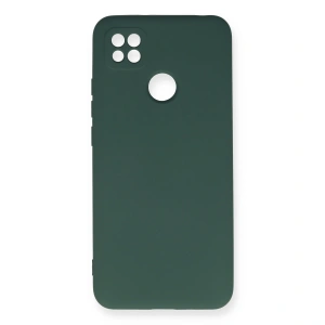 Xiaomi Redmi 9c Kılıf Nano İçi Kadife Silikon - Koyu Yeşil