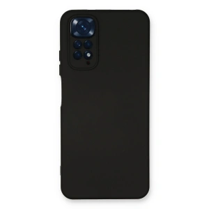Xiaomi Redmi Note 11 Kılıf Nano İçi Kadife Silikon - Siyah