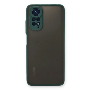 Xiaomi Redmi Note 11 Pro Kılıf Montreal Silikon Kapak - Yeşil