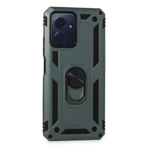 Xiaomi Redmi Note 12 4g Kılıf Sofya Yüzüklü Silikon Kapak - Yeşil