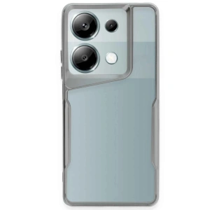 Xiaomi Redmi Note 13 Pro 4g Kılıf Boyi Silikon Kapak - Gümüş