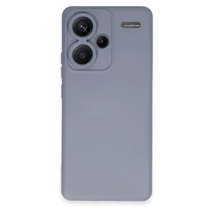 Xiaomi Redmi Note 13 Pro Plus Kılıf Nano İçi Kadife Silikon - Gri