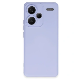 Xiaomi Redmi Note 13 Pro Plus Kılıf Nano İçi Kadife Silikon - Lila