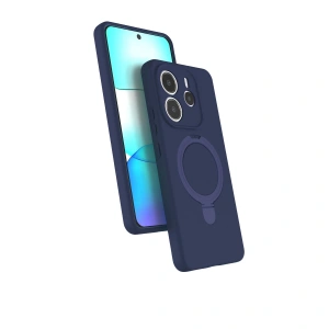 Xiaomi Redmi Note 14 4g Regal Magsafe Standlı Kapak - Lacivert
